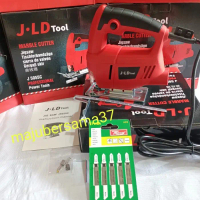 MESIN GERGAJI KAYU JIG SAW JLD J5065 JLD JIGSAW LASER VARIABLE SPEED - Merah