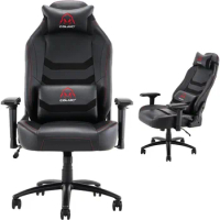 Big, Tall Gaming Chair 400 Pound Racing-style Computer Gaming Chair, Ergonomic Leather Executive Office Chair