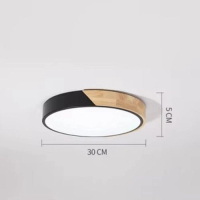 北歐馬卡龍天花吸頂燈(木藝園30CM) 