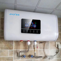 【可開發票】夏新電熱水器洗澡家用60升扁桶速熱省電40升出租房儲水式50升80升