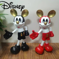 Disney Mickey Mouse Figure Model Doll Cartoon Mickey Figurine Animal Doll Mickey Mouse Tv Cabinet Decorations Children Toys Gift