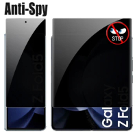 Privacy Hydrogel Film For Samsung Galaxy Z Fold 5 4 3 2 Cover Screen Protector Film For Samsung Z Fold4 Fold5 Anti Spy Not Glass