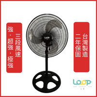 【工廠直營 免運】LOOP-立夏 18吋電風扇【立扇】涼風扇/風扇/循環扇【現貨 保固二十四個月 】