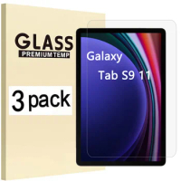 (3 Packs) Tempered Glass For Samsung Galaxy Tab S9 11 2023 SM-X710 SM-X716B SM-X718U Anti-Scratch Tablet Screen Protector Film