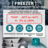 jaalee WiFi Gateway Temperature/Humidity/Dewpoint/VPD Thermometer/Hygrometer Monitor Refrigerator Freezer Fridge Alarm Alerts