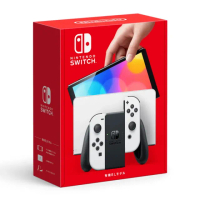 【Nintendo 任天堂】Switch OLED款式 白色主機 電量加長型(進口日規機)