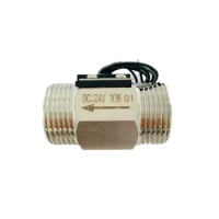 USM-FS10TS Normally open Circuit Magnetic Flow Switch 10W Max Load DC24V Max Reliable BSP G1" Male made of SUS304