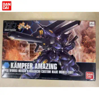Bandai Original Hgbf-008 1/144 Kampfer Amazing Anime Action Figure Assembly Model Toys Collectible Model Gifts