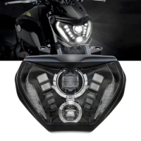 Motorcycle Headlight LED light For MT07 2018 2019 For YAMAHA Headlight MT09 FZ09 2014 2015 2016 DRL MT-09 MT-07 MT07 2018 2019