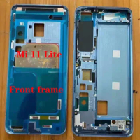 For Xiaomi Mi 11 Lite Mi 11 Youth Front LCD Housing Middle Faceplate Frame Bezel Replacement Parts