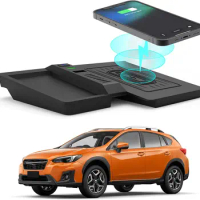 Qi Car Wireless Charger For Subaru Crosstrek XV GT 2018 2019 2020 2021-2023 Impreza 2018-2021 Phone Charging Pad Accessories