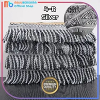 RENDA TAMBANG KECIL / Aksesoris Sofa Tali Renda Keriting Lebar 6 cm HARGA PER ROLL SILVER