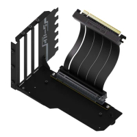 Vertical GPU Mounting Bracket with 15cm PCI-E 4.0 X16 Riser Cable GPU Bracket Holder GPU Mount Graphic Card Bracket