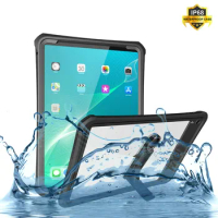 Original Waterproof Case For iPad Pro 11 2018 Case With Holder TPU and PC Back Underwater Cover For New iPad Pro 11 Swim Case