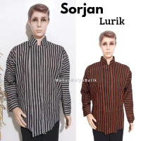Sorjan Lurik Pria Dewasa Baju karnaval Baju Jawa Lurik