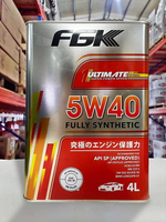 『油工廠』FGK 5W40 全合成機油 API SN 汽油 4L