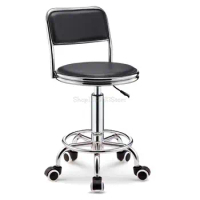 Beauty Stool Bar Chair Rotating Lifting Household Backrest Round Stool High Stool Bar Chair Swivel Chair Fashion Creative