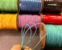 1mm串珠編織線原裝玉線A線編項鏈掛繩手鏈的繩子DIY紅繩