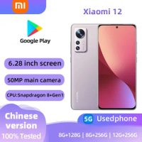 Xiaomi 12 5G Android 6.28-inch RAM 8GB ROM 128GB Qualcomm Snapdragon 8 Gen1 used phone