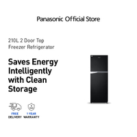 Panasonic NR-BB211 210L 2-door Top Freezer Refrigerator Econavi Energy Saving NR-BB211PKMY