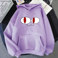 2024 Anime Melty Blood Neco Arc Face Hoodie Women Harajuku Aesthetic Graphic Kawaii Hoodies Unisex C