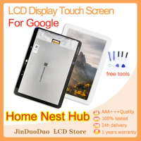 ORIGINAL For Google Home Nest Hub Max LCD Display Touch Screen Digitizer Assembly For Google Home Nest Hub Display Replacement