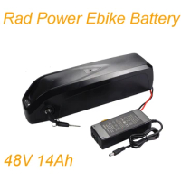 48V 14Ah Rad Power Ebike Battery Electric Bike Lithium Battery Pack 48V for RadRunner RadRunner Plus RadWagon RadMini RadRover 5