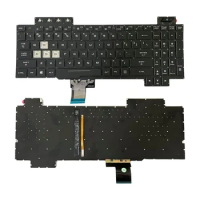 FX95 US Spanish RGB Backlit Keyboard For ASUS TUF Gaming FX505 FX505GT/DY/DD/DT/DU/DV/GD/GE/GM/G FX705 FX705GD TUF505DT TUF705