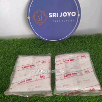 kresek plastik HD PE AS merah ukuran 15 20 25  ulet tidak berbau warna bening transparan