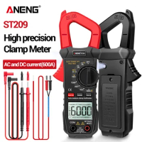 ANENG ST209 Digital Multimeter Clamp Meter 6000 counts True RMS Amp DC/AC 400v Current Clamp tester Meters voltmeter Auto Range