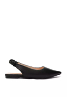 Kimmijim Abbye Pointed Toe Slingback Ballerinas