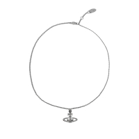 【Vivienne Westwood】水鑽鉚釘星球項鍊/頸鍊(銀)
