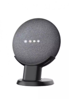 NYZE [NYZE] Google Home Mini Pedestal: Improves Sound and Appearance - Cleanest Mount Holder Stand for Google Mini / Nest - Black