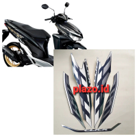 striping stiker lis body motor honda vario click 150 2020 biru doff