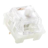 New KTT Kang White Switch V3 Linear 43G 53G MX Switch For Mechanical Keyboard 80M Factory Lubed Kang
