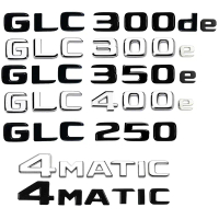 Pelekat Huruf Lencana Batang Belakang Ekor Kereta, Untuk Mercedes Benz GLC X253, GLC260, GLC300de, G