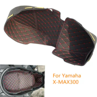For Yamaha XMAX 300 X-MAX300 Motorcycle Storage Box Leather Rear Trunk Cargo Liner Protector Accessories