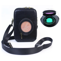 PU Leather Case for Fujifilm Instax Mini EVO Camera Retro Shoulder Bag Films Picture Lens Cap Accessories Storage Cover Mini EVO