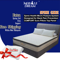 SPINE CARE MICRO POSTURE SPRING MATTRESS (EXTRA FIRM BASE + COMFORT EURO TOP) BACK PAIN PREVENTION,