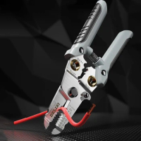 Wire Crimping Pliers Cable Wire Stripper Cutter Crimper Automatic Multifunctional Crimping Plier Tools Iron Copper Wire Cutter