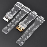 Glossy Resin Watchband For Casio G-SHOCK GLS GD GA-110 GD120 GA-700 Replacement Quick Release Strap Waterproof Band Accessories