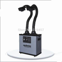 Top Soldering Smoke Absorber Fume Extractor Air Cleaner Fil r X1002 CE Double Head free shipping