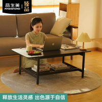茶几 折疊茶几 茶几簡約客廳小戶型北歐現代實木中式茶桌矮桌日式簡易竹喝茶桌子『cyd14728』