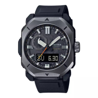 CASIO Jam Tangan Pria Casio Pro Trek PRW-6900Y-1DR Tough Solar Digital Analog Dial Black Soft Uretha
