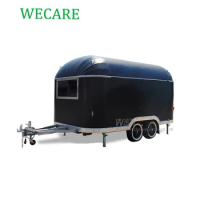 Wecare Fully Equipment Mobile Food Truck Concession Trailer with Extension Mobile Food Cart