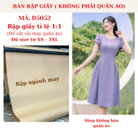 RẬP GIẤY ĐẦM MÃ D5052 ( KHÔNG CẮT SẴN )
