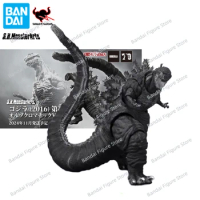 Bandai S.H.Monsterarts SHM Godzilla 2016 The Fourth Orthochromatic Ver. Anime Action Figure Toy Gift Model Collection Hobby