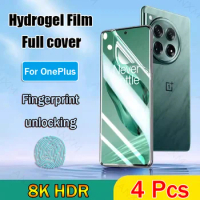 4Pcs Hydrogel Film For Oneplus 12 12R 11 10 9 Pro ACE 3 2 Pro Screen Protector Oneplus ACE 3 2 12 11 10 R 12R 11R 10R Not Glass