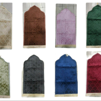 Sajadah Quba Anti Slip Tebal Bulu Halus 10 pcs