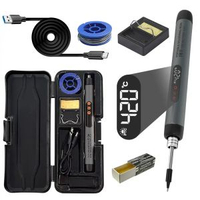 新款USB電烙鐵迷你小型烙鐵套裝行動式家用type-C介面600毫安電池